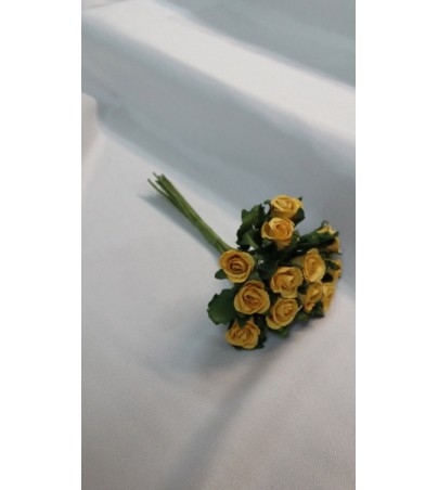 ΛΟΥΛΟΥΔΑΚΙΑ ΧΑΡΤΙΝΑ ΟΔ130702 ΚΡΟΚΙ Λουλούδια υφασμάτινα Γαμος - Βαπτιση - vaptisi-gamos.gr